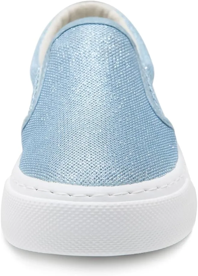 Toandon Toddler Girls Kids Sparkle Slip On Sneakers Loafers Age 2-10