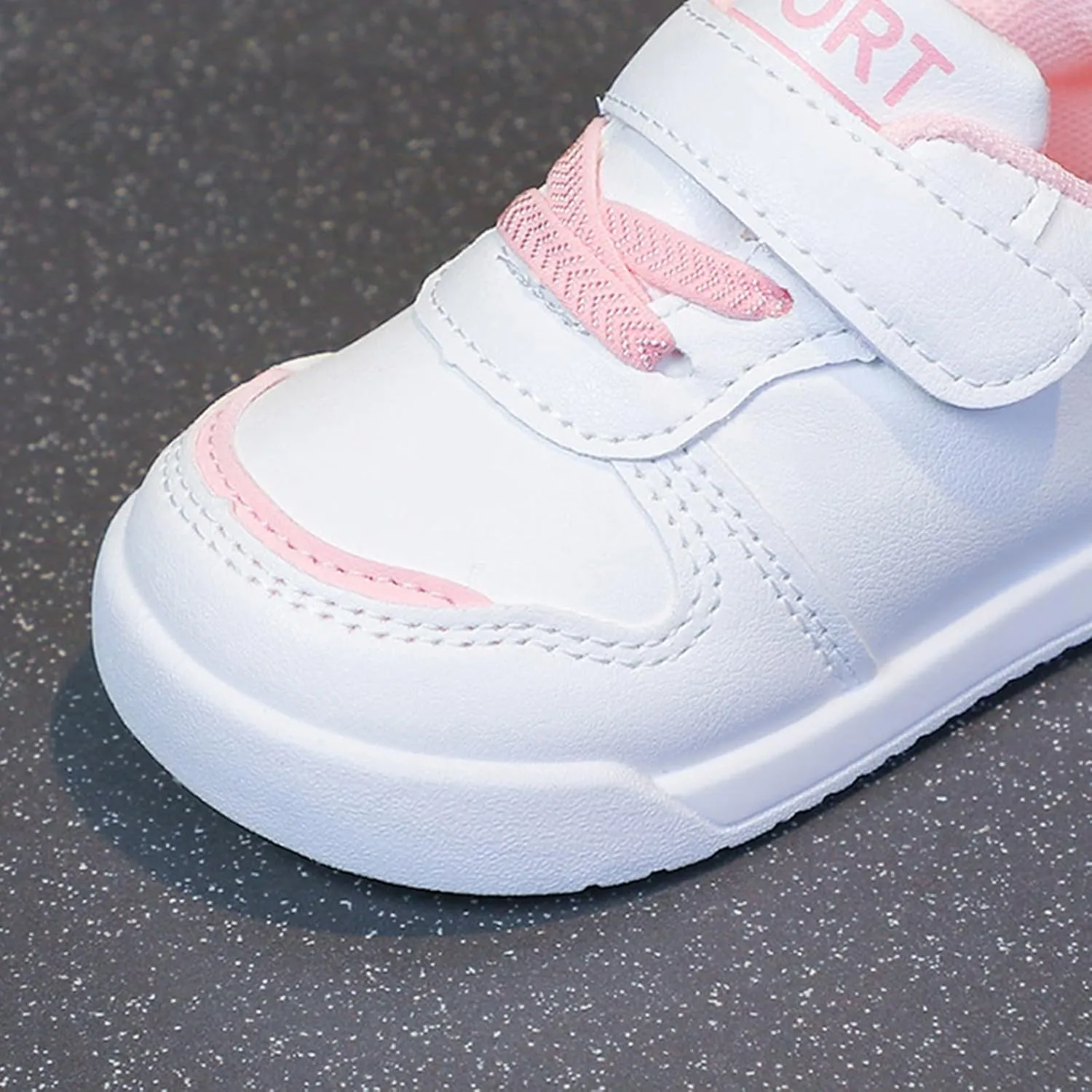 Toddler Running Sport Shoes Kids Baby Non Slip Hook Loop Flat Sneakers Lightweight Comfy Casual First Walking Shoes