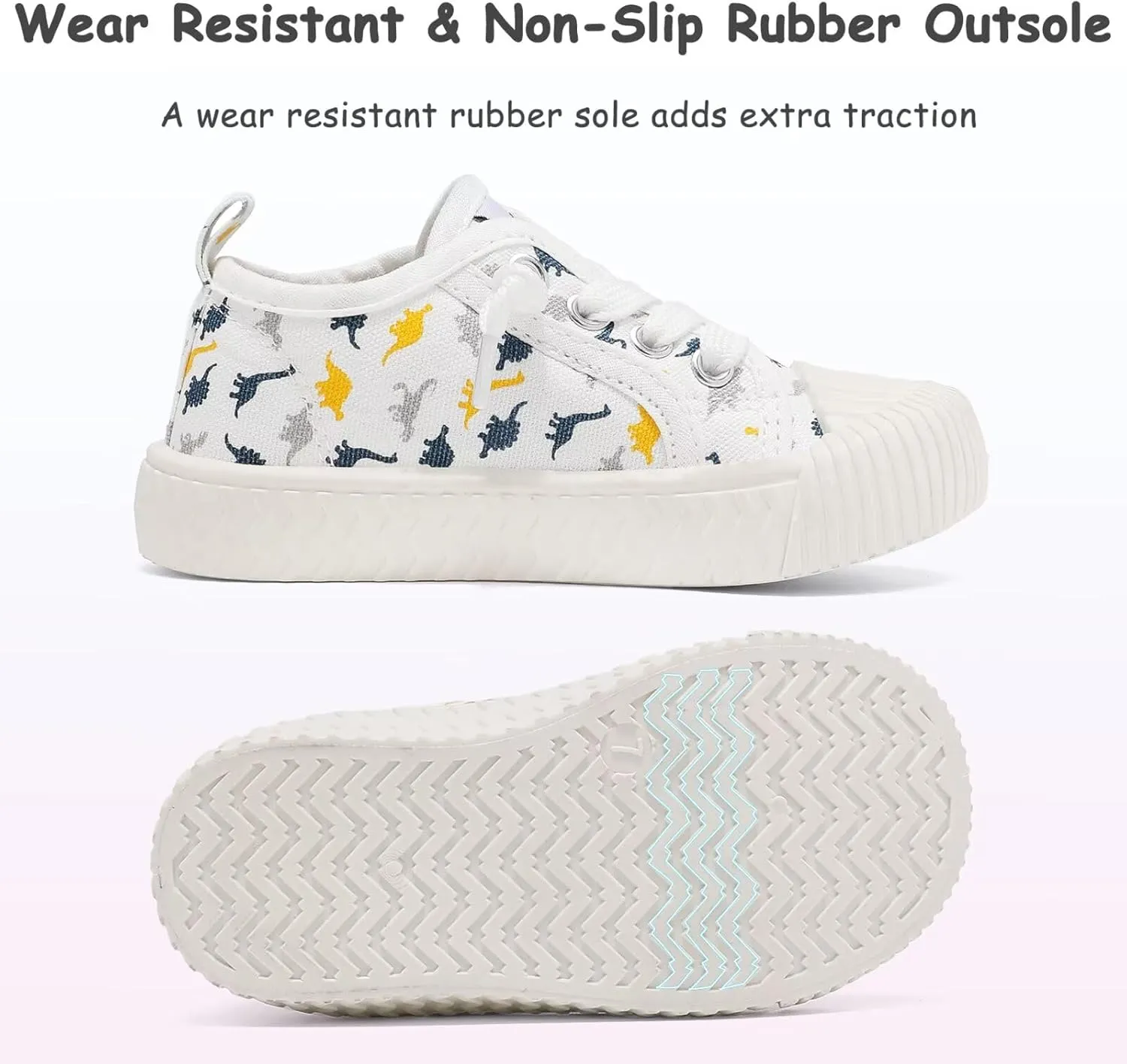 Toddler Shoes Boys Girls Slip On Canvas Sneakers