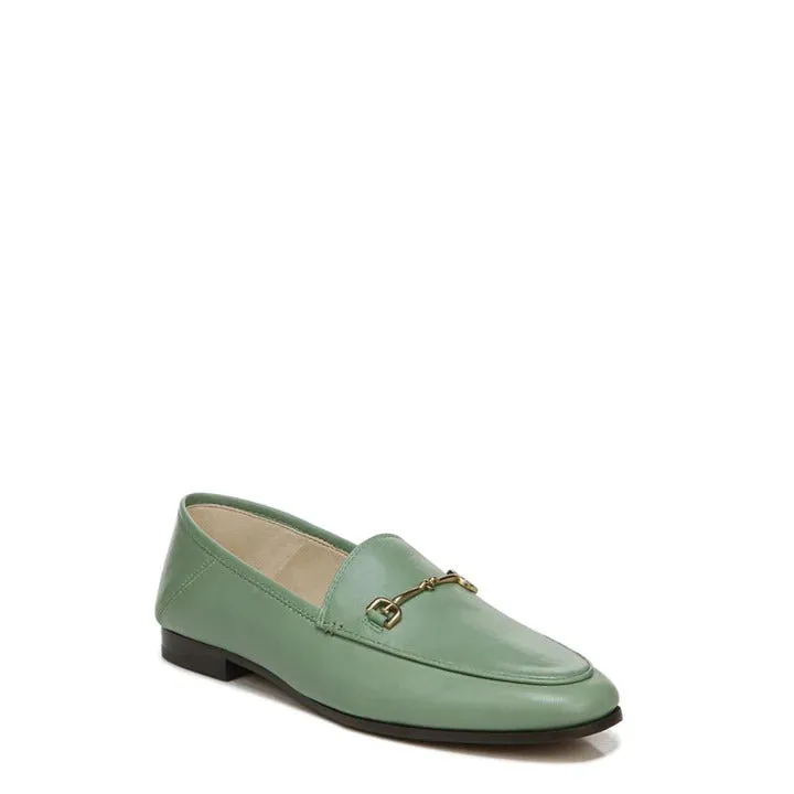 Toe Almond Sam Slip Loafers Fashion Stacked Varied selection On Jade Soft Loraine Edelman Heel Global selection