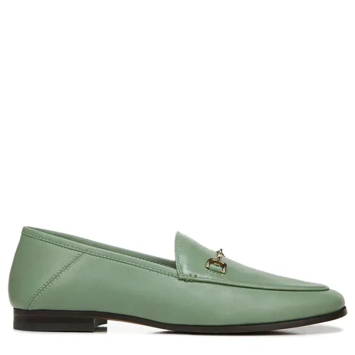 Toe Almond Sam Slip Loafers Fashion Stacked Varied selection On Jade Soft Loraine Edelman Heel Global selection
