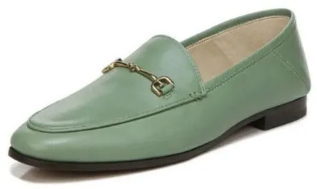 Toe Almond Sam Slip Loafers Fashion Stacked Varied selection On Jade Soft Loraine Edelman Heel Global selection