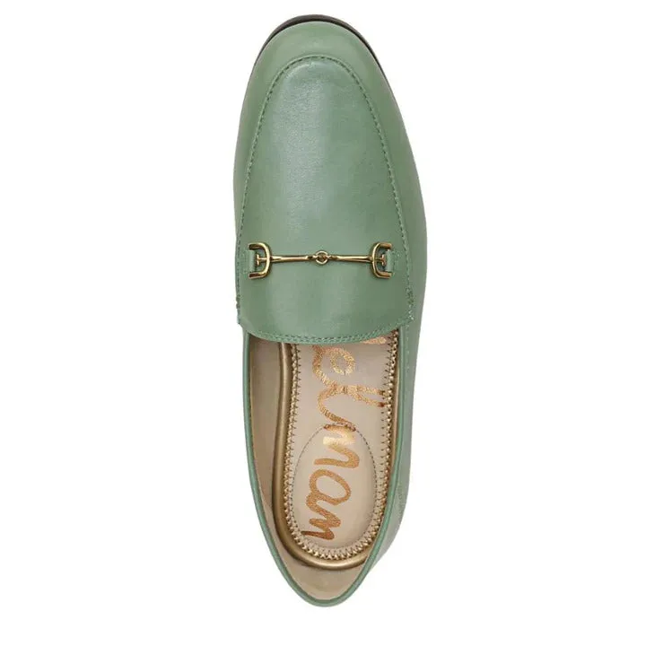 Toe Almond Sam Slip Loafers Fashion Stacked Varied selection On Jade Soft Loraine Edelman Heel Global selection