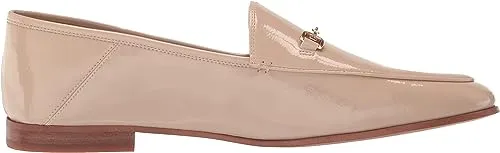 Toe Stack Encrypted Rich variety Heel Slip Almond Fashion Edelman Loafer Wide Latte Sam On Chai Loraine