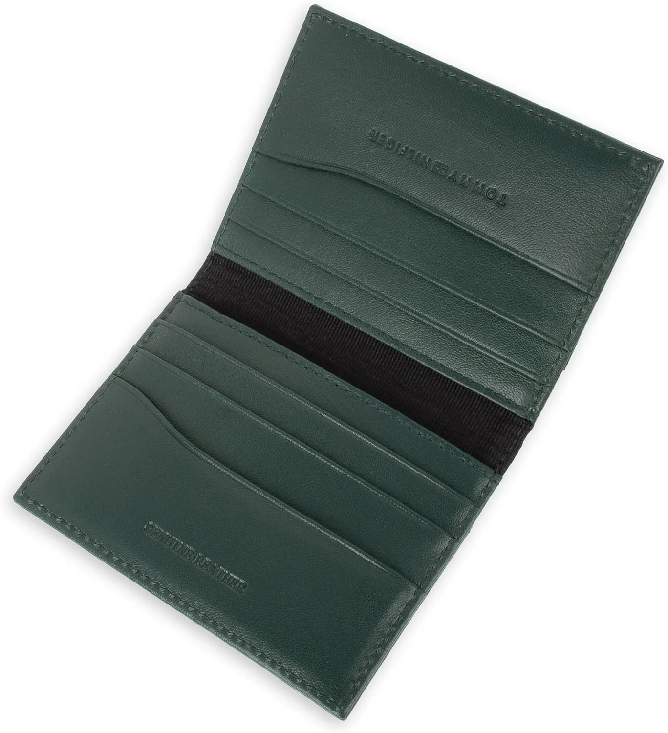 Tommy Hilfiger Men's Slim Front Pocket Card Case Wallet with ID Window