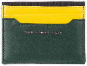 Tommy Hilfiger Men's Slim Front Pocket Card Case Wallet with ID Window