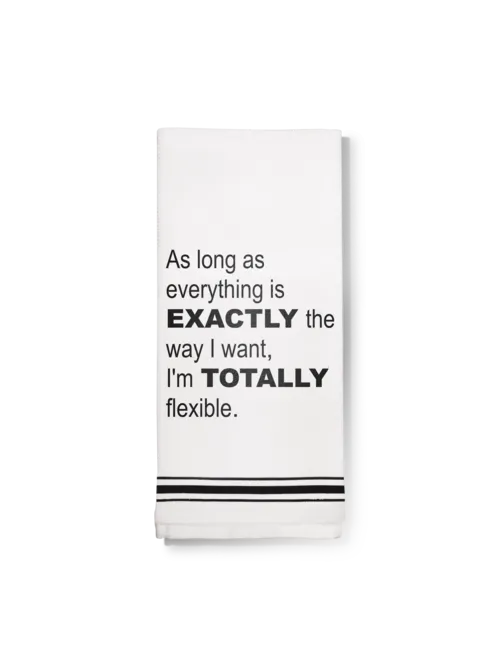 Towel- I'm Totally Flexible