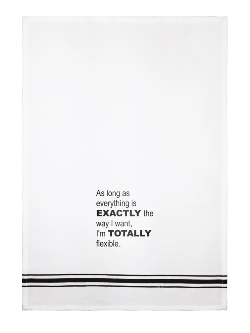 Towel- I'm Totally Flexible