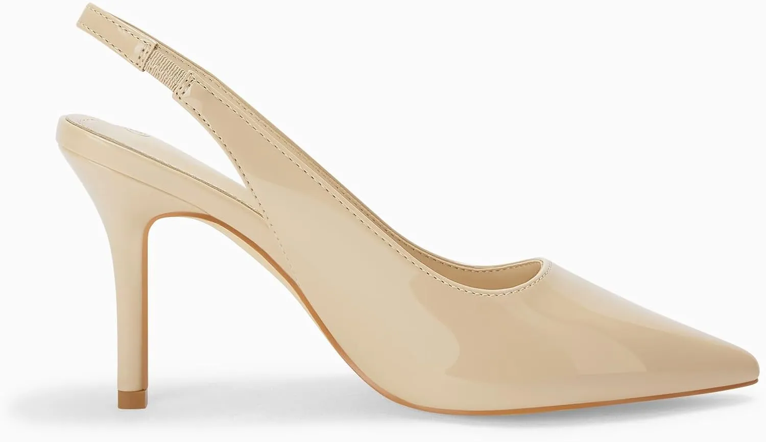 Trish Lucia Womens Slingback Pointed Toe Stiletto Pumps Slip-on High Heels Office Lady Sandals Party Prom Dress Shoes