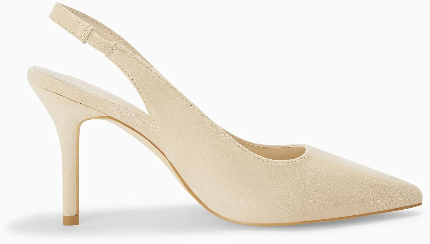 Trish Lucia Womens Slingback Pointed Toe Stiletto Pumps Slip-on High Heels Office Lady Sandals Party Prom Dress Shoes