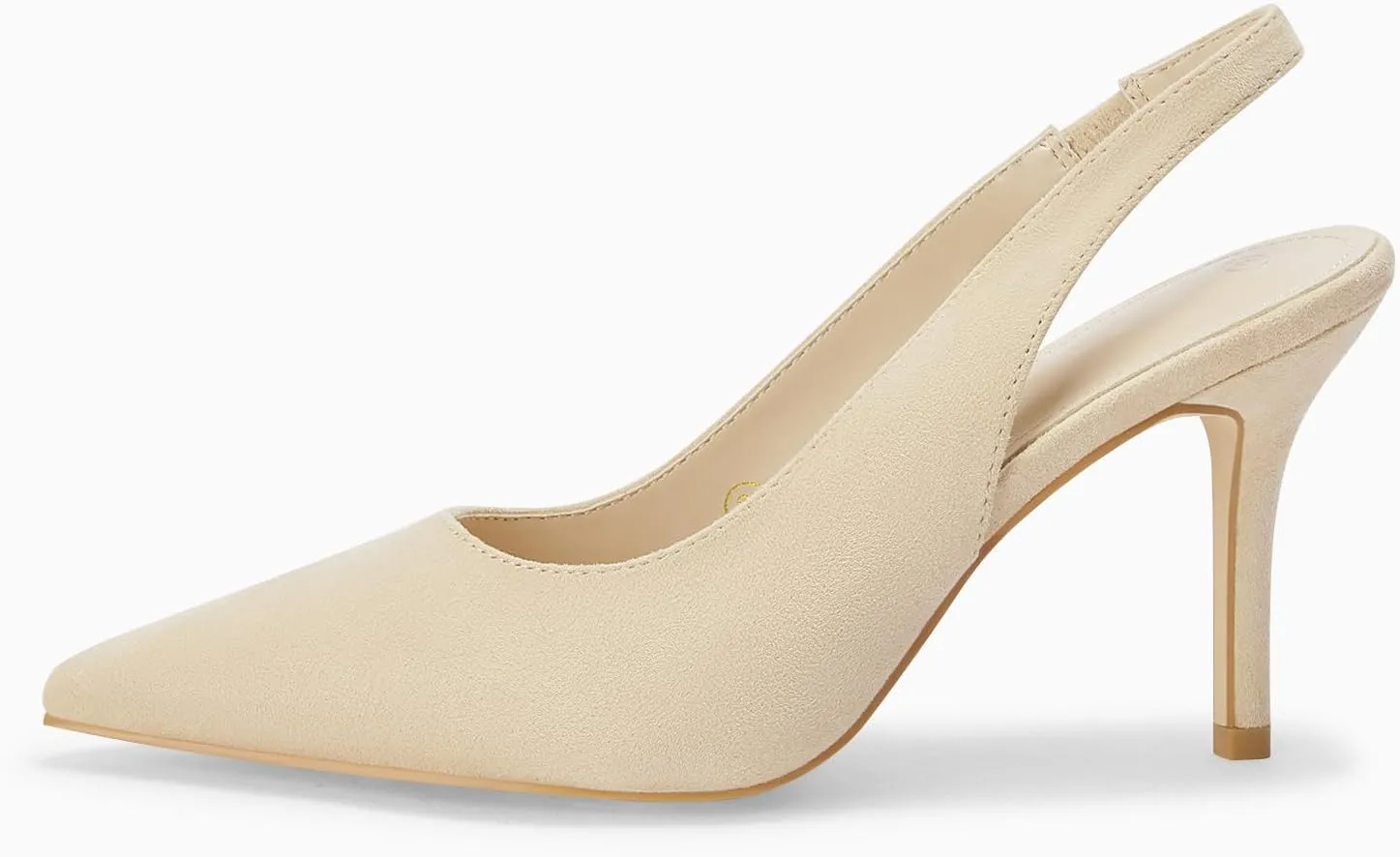 Trish Lucia Womens Slingback Pointed Toe Stiletto Pumps Slip-on High Heels Office Lady Sandals Party Prom Dress Shoes