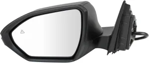 TRQ Left Mirror Drivers Side Compatible with 2022-2024 Hyundai Santa Cruz Tucson HY1320328