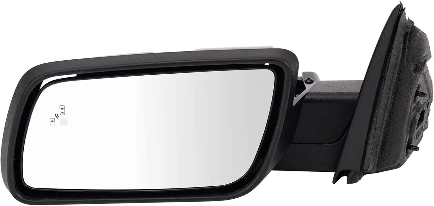 TRQ Left Mirror with Heat with Memory Drivers Side Compatible with 2013-2019 Ford Flex FO1320622