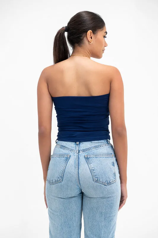 Tube Top - Navy