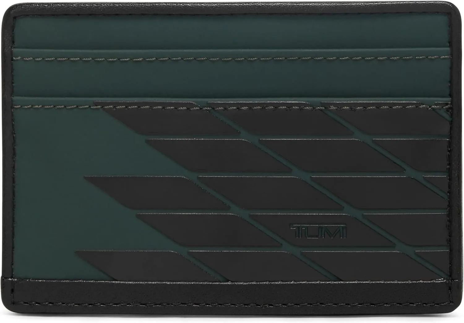 TUMI - Alpha Slim Card Case - Slim Billfold Wallet for Travel - Slip Pocket Wallet - Small Wallet - 2.8" X 4.1" X 0.2" - Dark Green