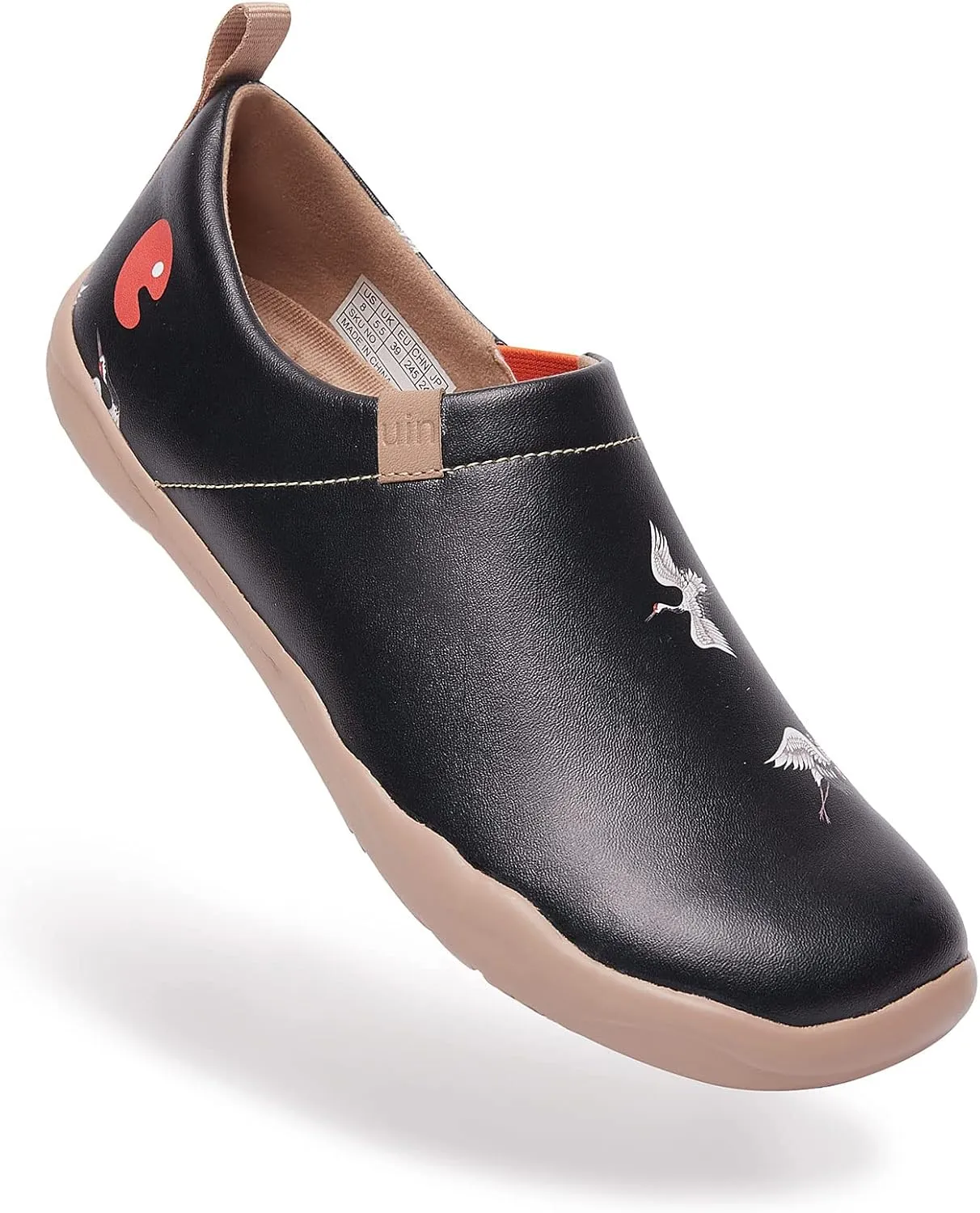 UIN Men's Walking Travel Shoes Slip On Microfiber Casual Loafers Lightweight Comfort Fashion Sneaker