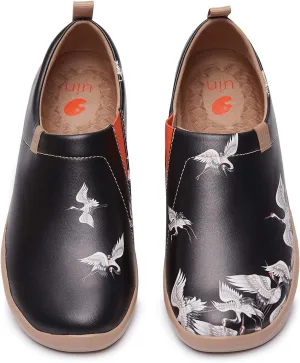 UIN Men's Walking Travel Shoes Slip On Microfiber Casual Loafers Lightweight Comfort Fashion Sneaker