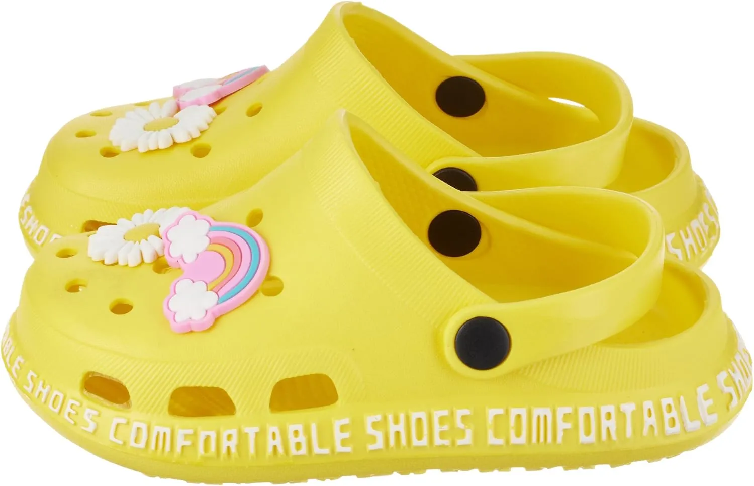 Unisex Boys Girls Kids Cartoon Cute Soft Soled Rubber and EVA Clogs Slippers