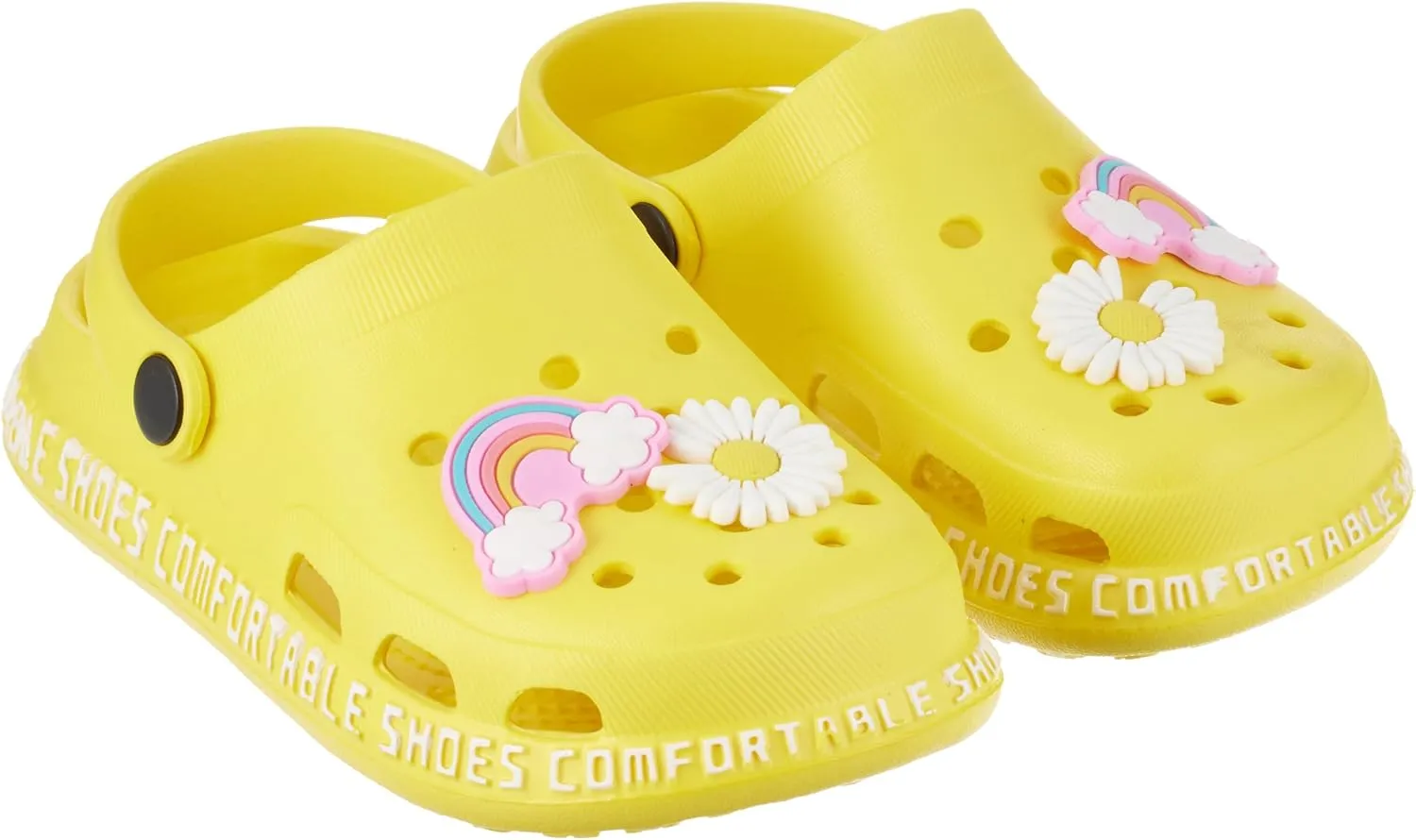 Unisex Boys Girls Kids Cartoon Cute Soft Soled Rubber and EVA Clogs Slippers