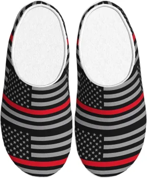 Unisex Slippers Winter Warm Non-Slip Fluffy Slippers Slip-On Plush Slippers House Slippers For Women Men Shoes Gifts
