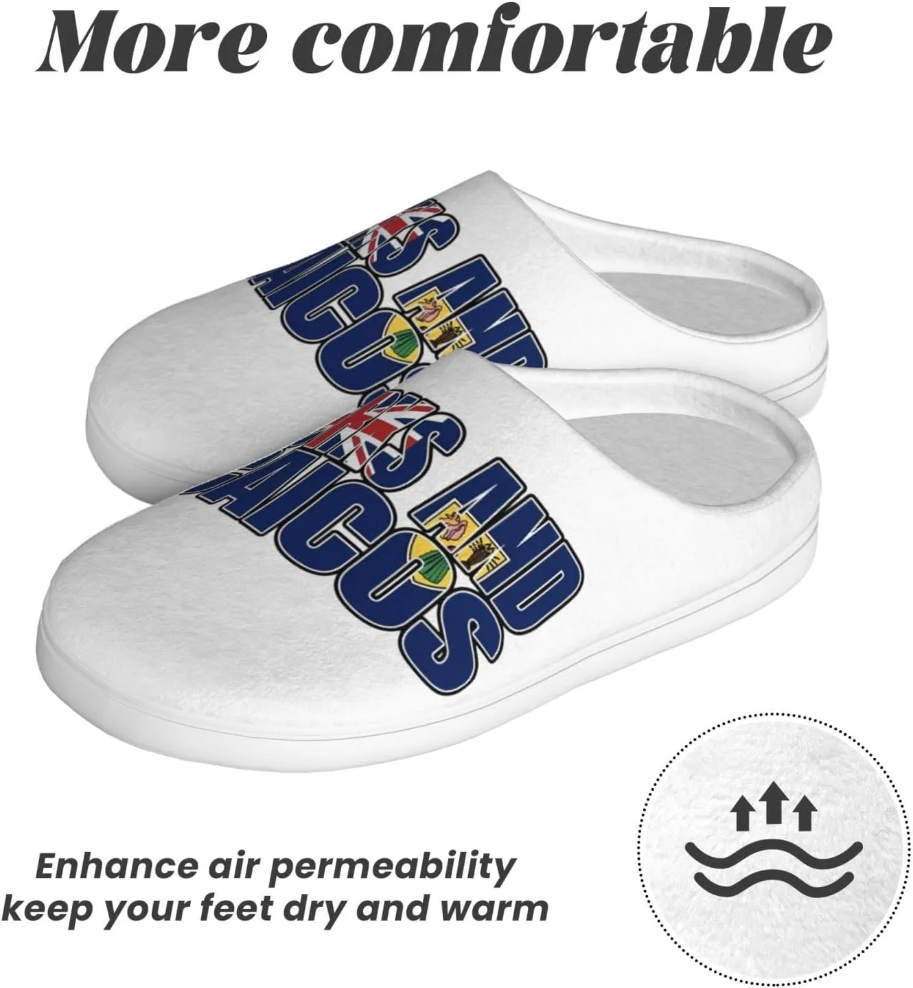 Unisex Slippers Winter Warm Non-Slip Fluffy Slippers Slip-On Plush Slippers House Slippers For Women Men Shoes Gifts