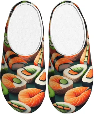 Unisex Warm Slippers Non-Slip Winter Fluffy Slippers Slip-On Plush Slippers Bedroom Slippers House Shoes For Men Women