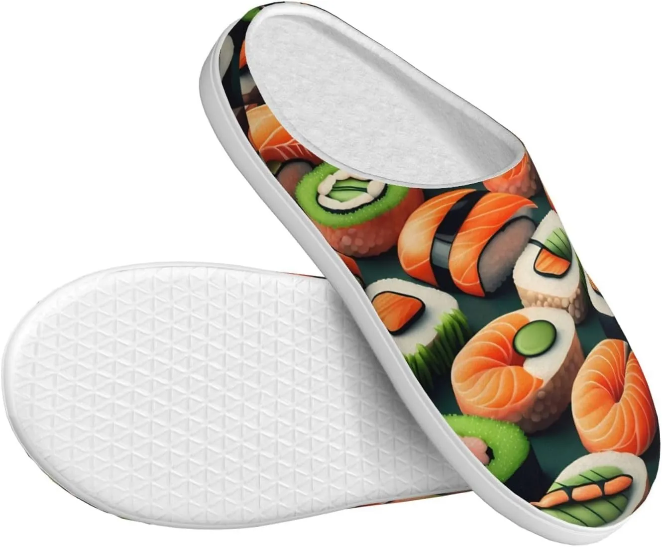 Unisex Warm Slippers Non-Slip Winter Fluffy Slippers Slip-On Plush Slippers Bedroom Slippers House Shoes For Men Women