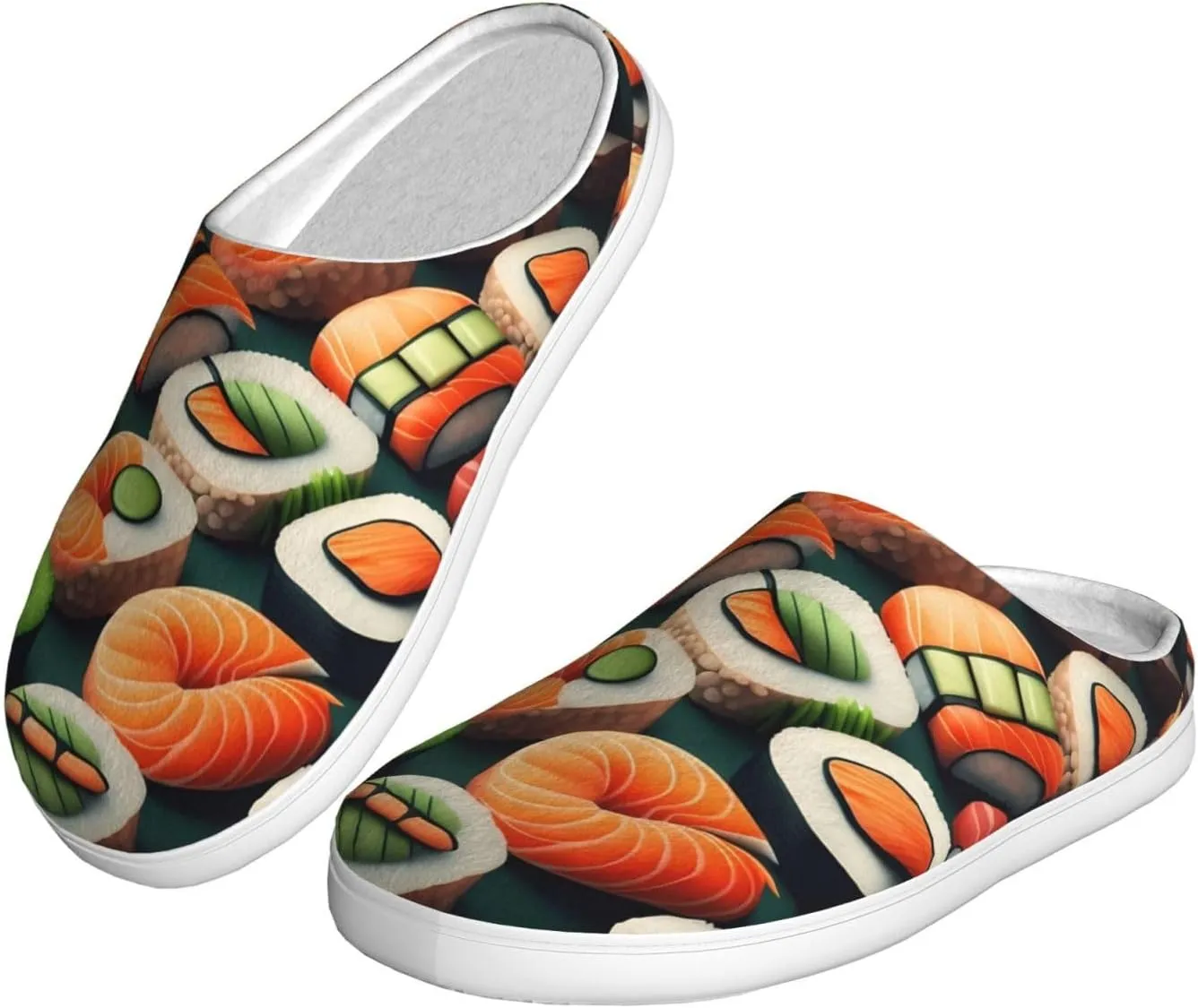 Unisex Warm Slippers Non-Slip Winter Fluffy Slippers Slip-On Plush Slippers Bedroom Slippers House Shoes For Men Women