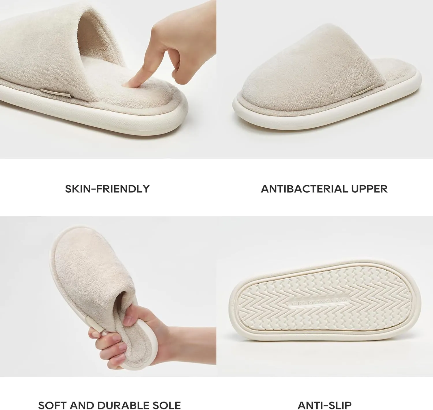 utune Slippers for Women House Slippers Winter Fuzzy Slippers Indoor Cozy Slippers Slip On Slippers for Men