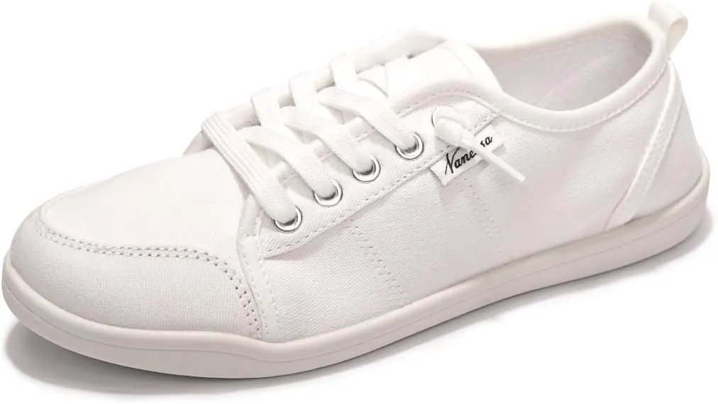 Vanessa Women's Slip On Canvas Sneakers Low Top Casual Shoes Comfort Fashion Sneaker Classic Flats Breathable Walking Shoes