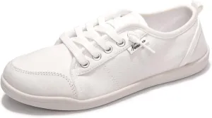 Vanessa Women's Slip On Canvas Sneakers Low Top Casual Shoes Comfort Fashion Sneaker Classic Flats Breathable Walking Shoes