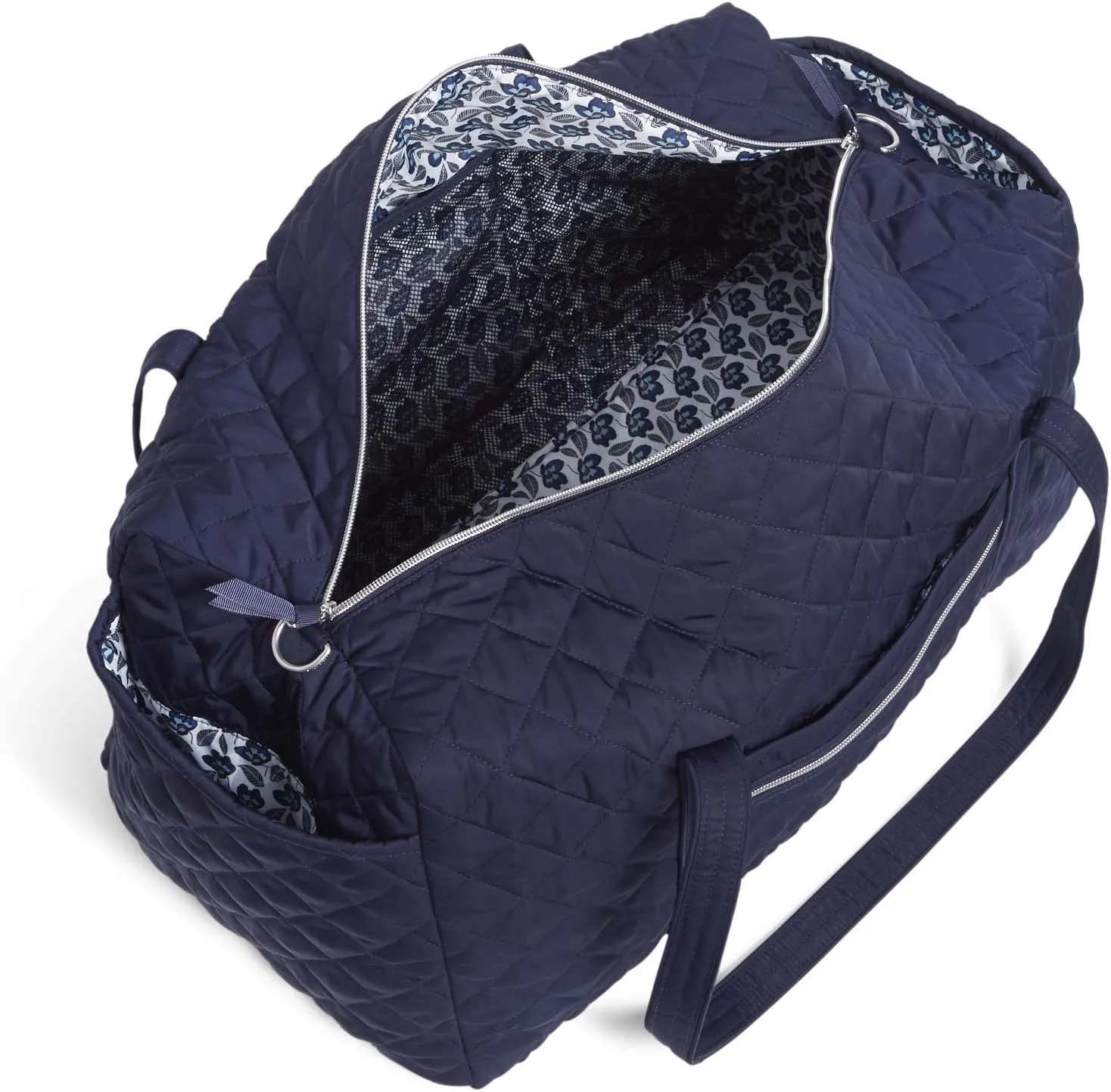 Vera Bradley Women's Performance Twill Large Travel Duffle Bag, Classic Navy, One Size