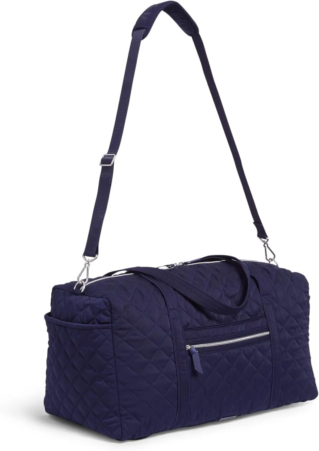 Vera Bradley Women's Performance Twill Large Travel Duffle Bag, Classic Navy, One Size