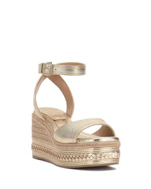 Vince Camuto Women's Lilla Egyptian Gold/Soft Goat Metall M