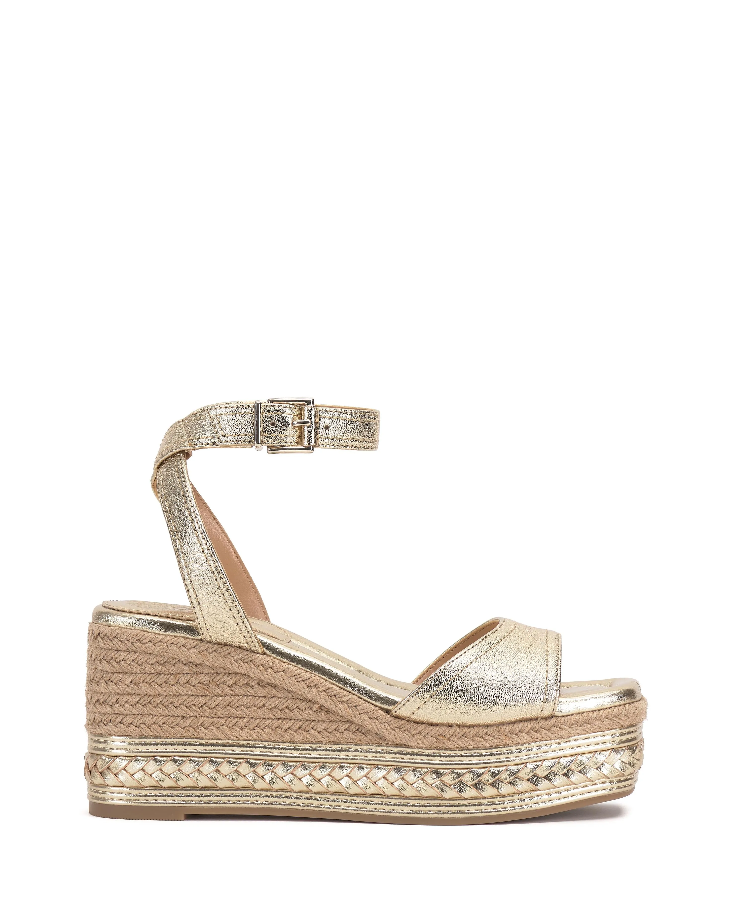 Vince Camuto Women's Lilla Egyptian Gold/Soft Goat Metall M