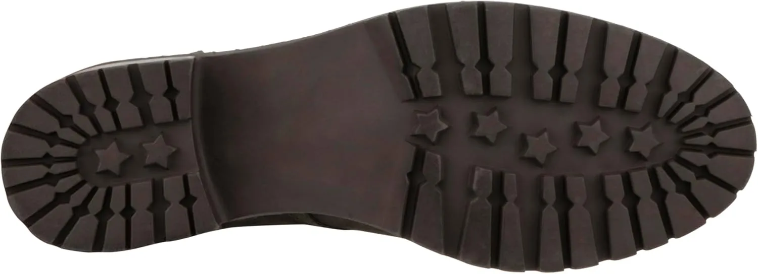 VINTAGE FOUNDRY CO. EST. 2014 Womens Henrietta Tall, Round Toe Boots, Microfleece Lining, Flats Thermoplastic Rubber Outsole