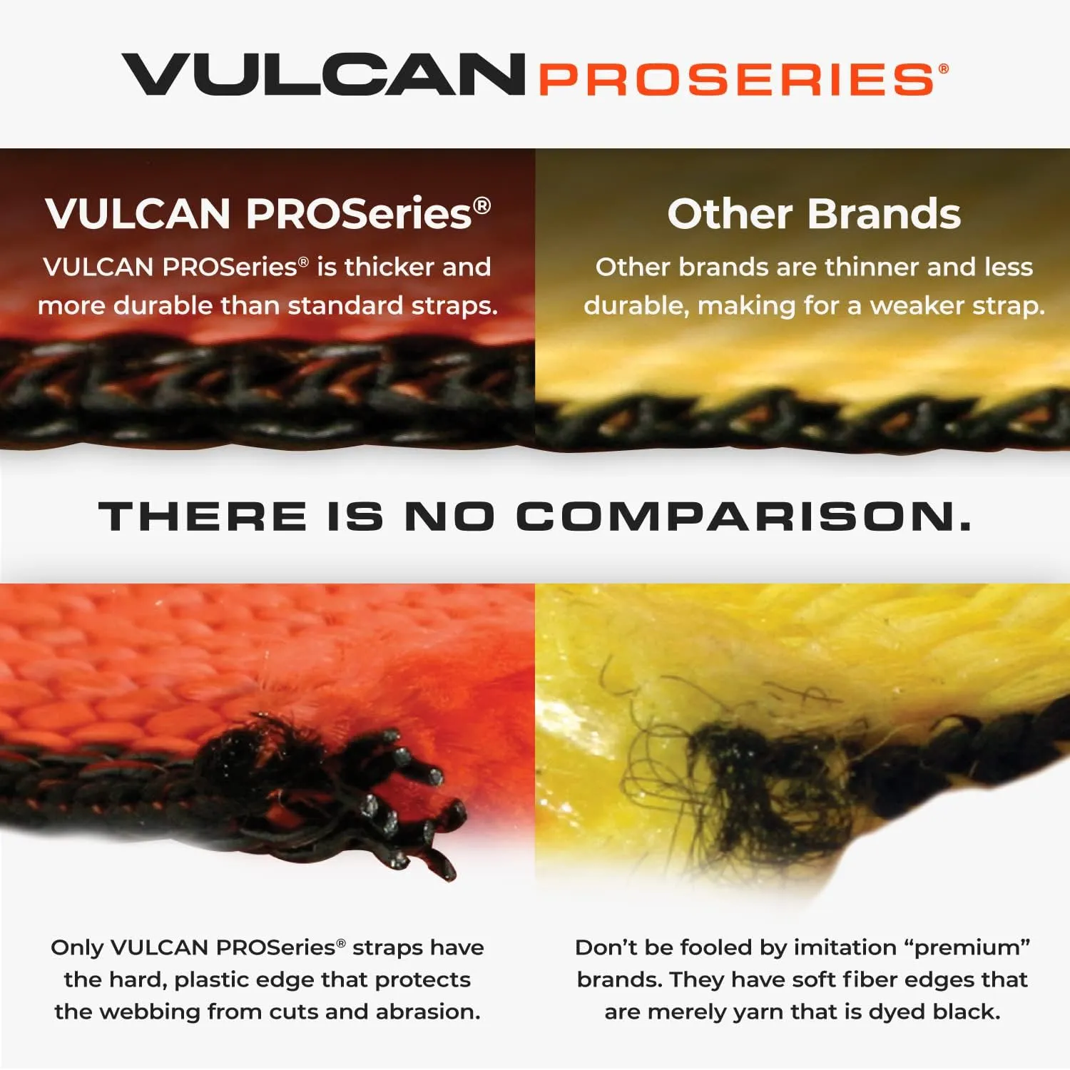 VULCAN Ratchet Strap with Flat Hooks - 2 Inch x 27 Foot - 2 Pack - PROSeries - 3,300 Pound Safe Working Load