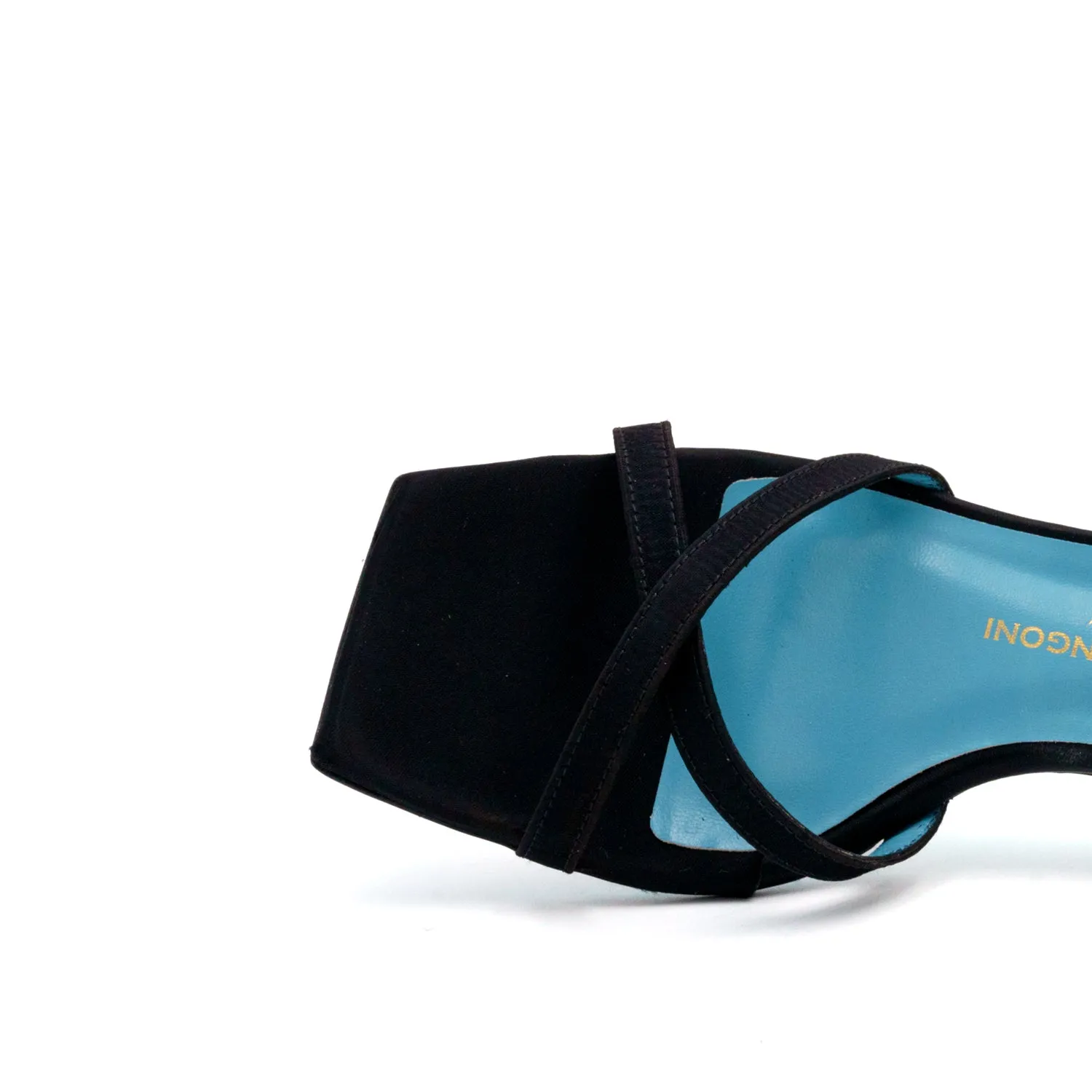 Vulcano Halter Satin Sandal
