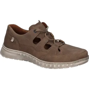 Waldlaufer H-Eddy - Men's Wide Fit Closed Toe Sandal in Sand