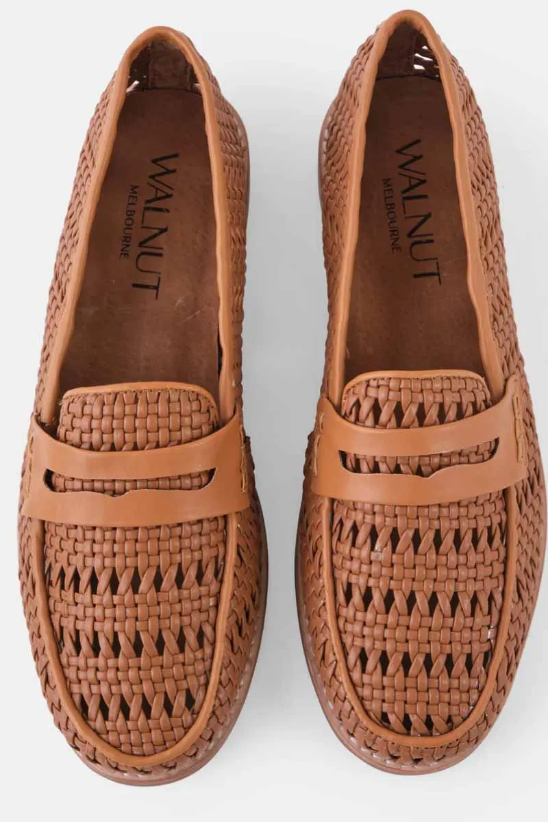 WALNUT Harlow Loafer - Tan Weave
