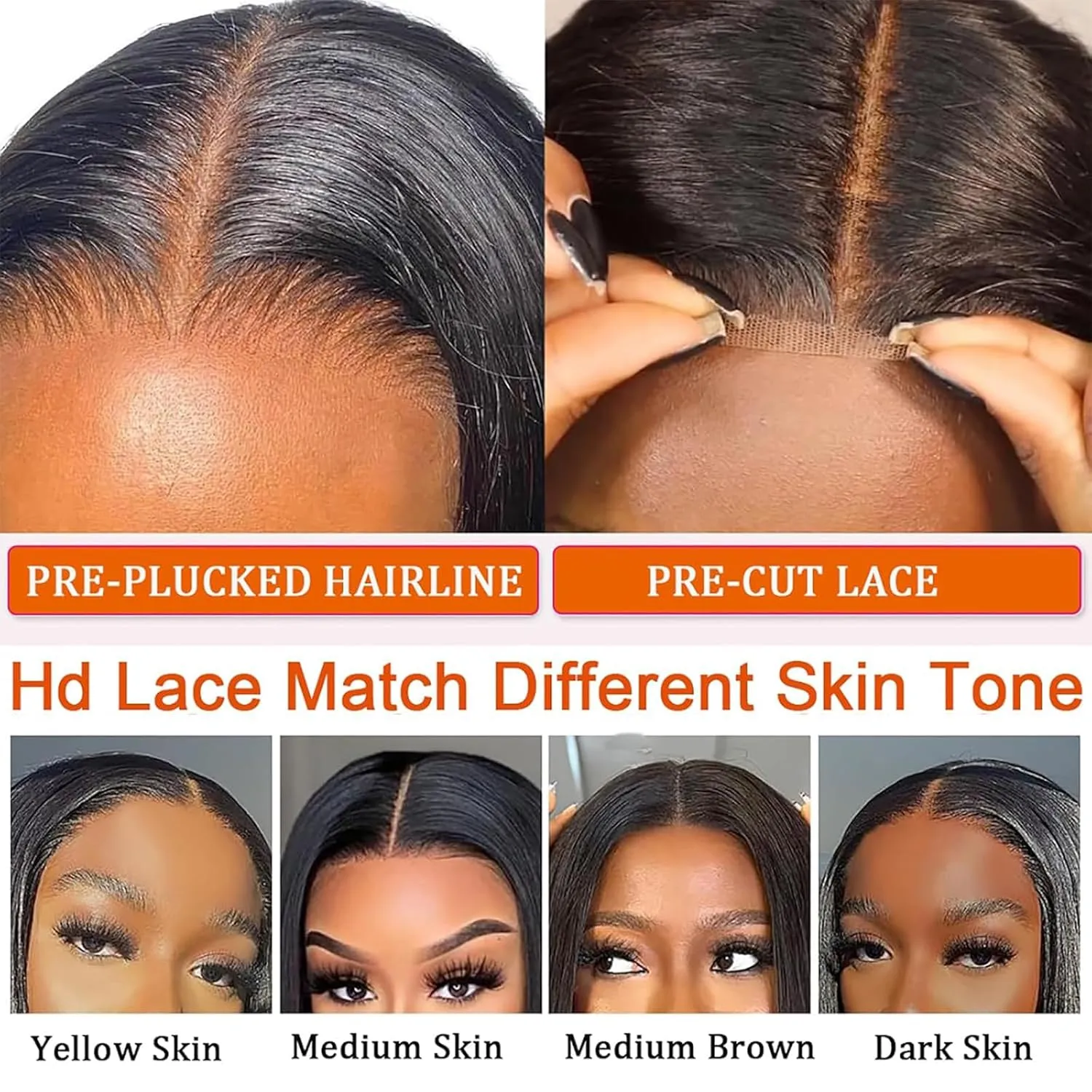 Wear and Go Glueless Wigs Human Hair Pre Plucked Pre Cut Reddish Brown Curly Bob Lace Closure Wigs 4x4 HD Lace Closure Wigs Human Hair For Black Women Deep Wave Lace Front Wig 14 Inch