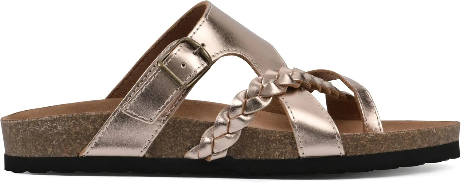 WHITE MOUNTAIN Handpick Flat Sandal
