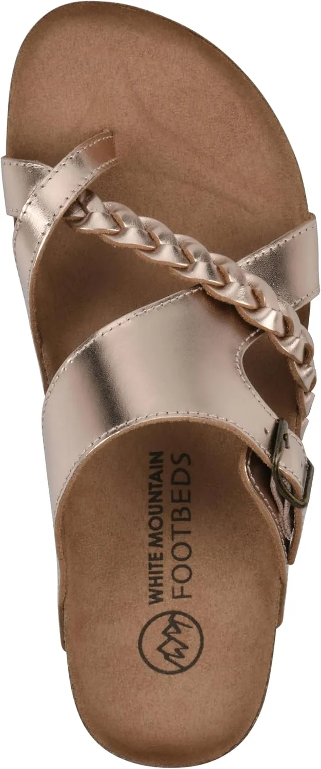 WHITE MOUNTAIN Handpick Flat Sandal