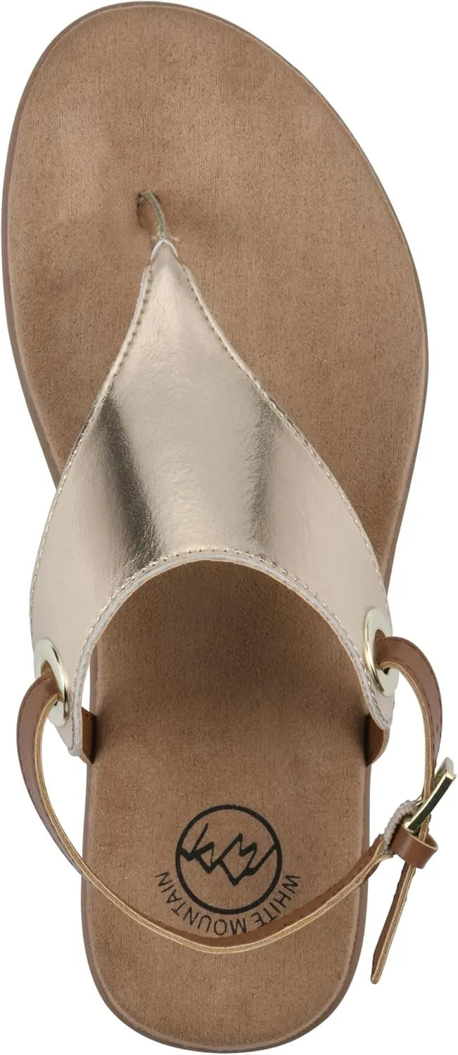 WHITE MOUNTAIN Women's London Flat Sandal