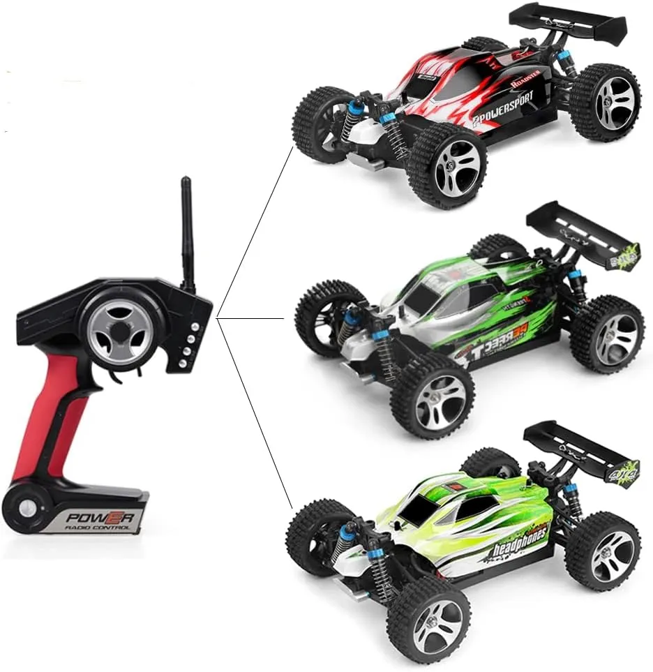 WLtoys XKS A959-B A959 959-A RC Car 1:18 2.4GHz 4WD Rally Racing Car High Speed Vehicle RC Racing Car for Kids Adults (A959 2B)