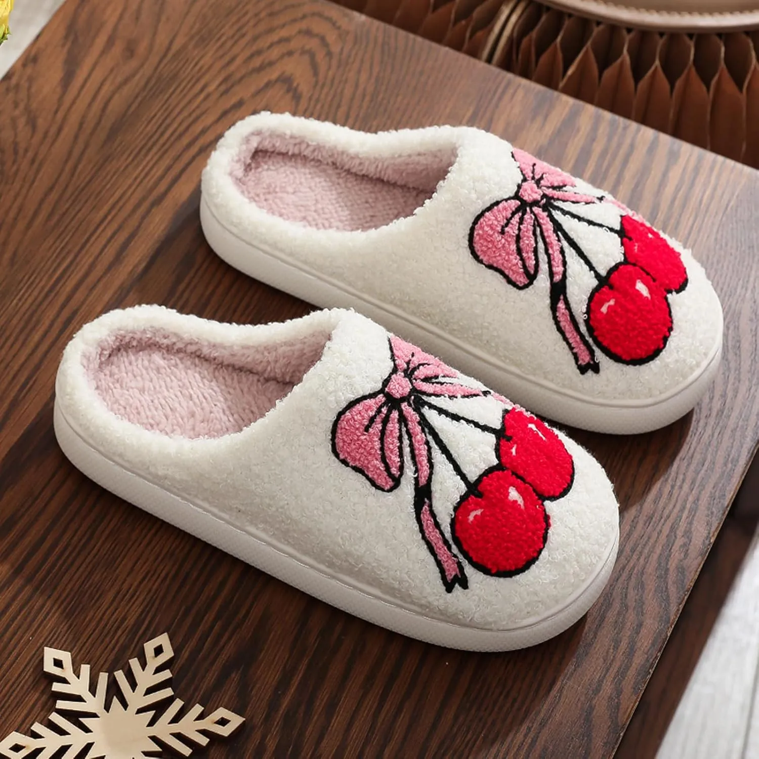 Women Retro Colorful Books Slippers Plush Warm House Slippers,Casual Home Shoes Soft Plush Slip-on Slippers Outdoor Indoor Bedroom Shoes