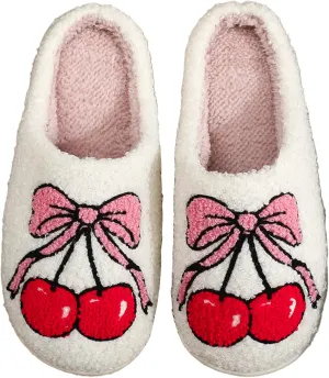 Women Retro Colorful Books Slippers Plush Warm House Slippers,Casual Home Shoes Soft Plush Slip-on Slippers Outdoor Indoor Bedroom Shoes