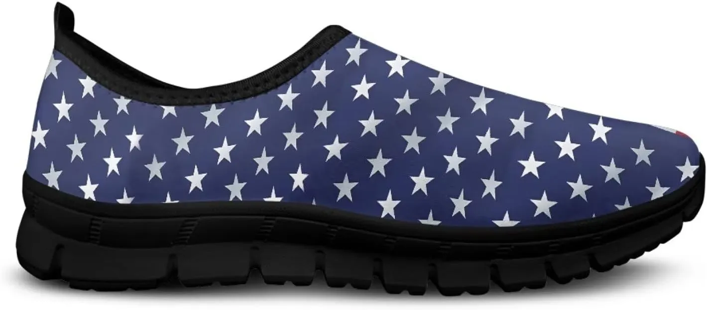 Women Slip On Sneakers Casual Low Top Flats Shoes Soft Non-Slip Walking Shoes Classic Lightweight Shoes