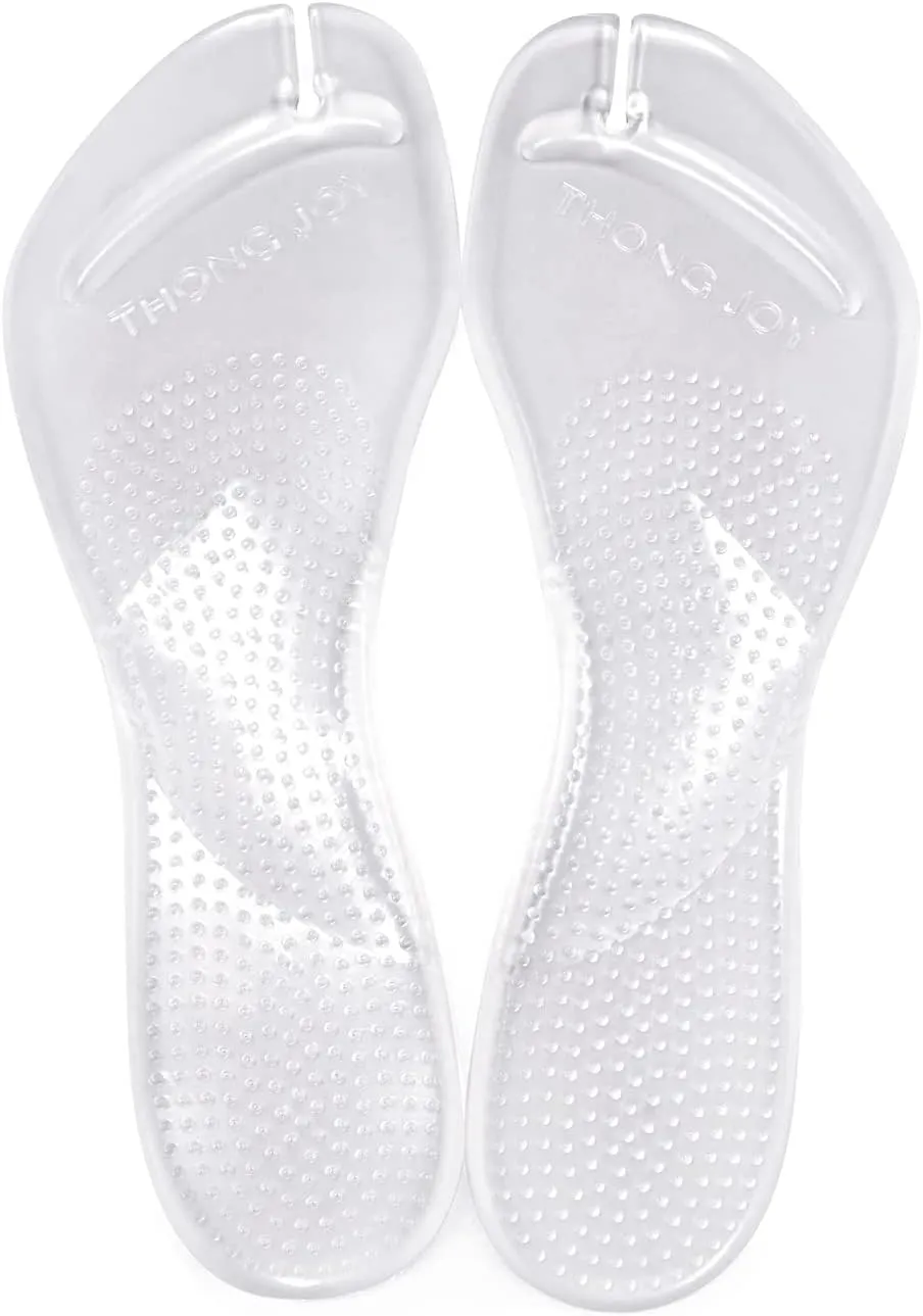 Women’s Arch Support Cushion Insoles for Sandals and Flip-Flops Improve Fit and Comfort Virtually Invisible Pain Relief from Plantar Fasciitis (Sm 6-8)