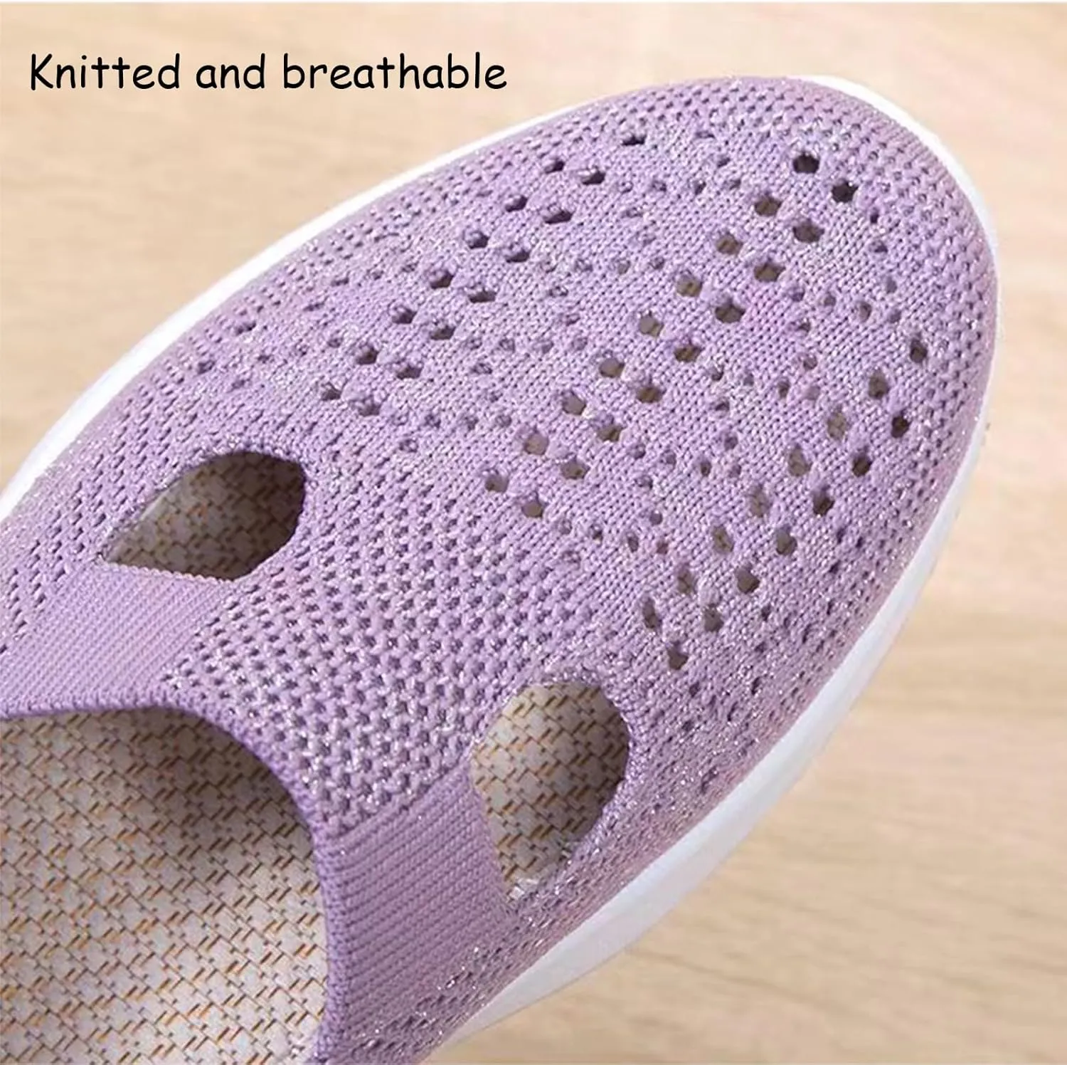 Women's Orthopedic Shoes Breathable Soft Clogs, Walking Slip on Diabetic Foam Shoes Hands Free Slip in Sneakers Arch Support